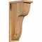 Ekena Millwork Carmel Rough Sawn Corbel w/Backplate, Western Red Cedar, 8"W x 12"D x 24"H COR08X12X24CAR01RWR - alternate 1